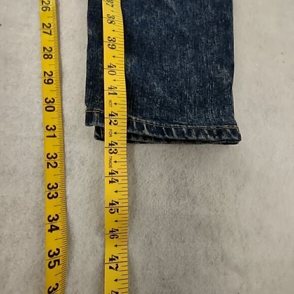 Coogi Cotton Blend Blue Gold Cross Pattern On Pocket Denim Jeans Sz 11-12 (NWT) - Picture 10 of 13